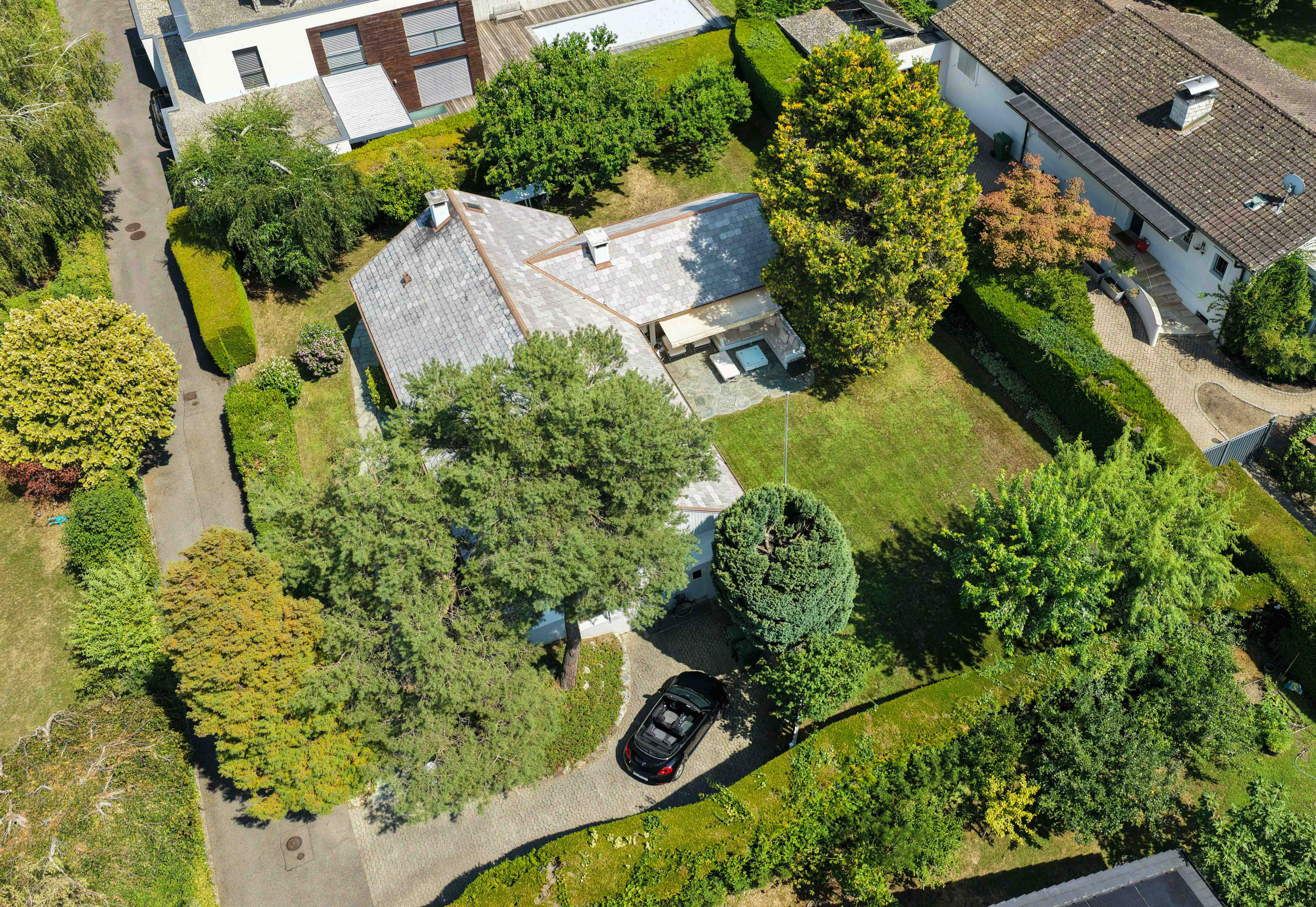Villa from above